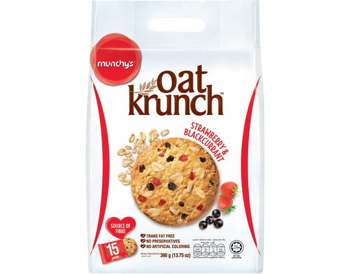 Munchy's Oat Krunch Strawberry & Blackcurrant