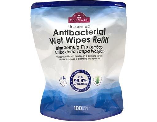 TOPVALU Antibacteria Wet Wipes Refill Pack