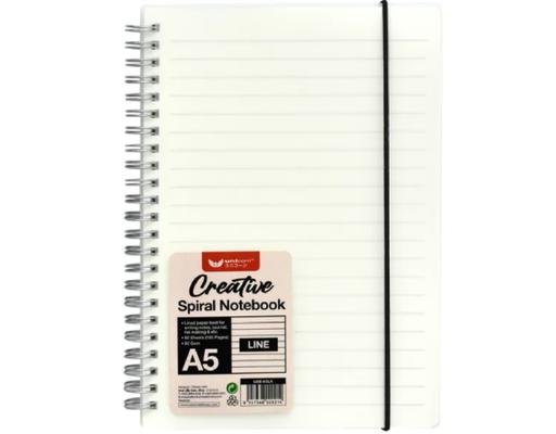Unicorn A5 Spiral Notebook Transparent Line (USB-A5LX)