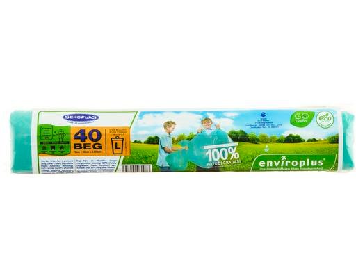 Sekoplas Enviroplus Biodegradable Garbage Bag Roll Large Size