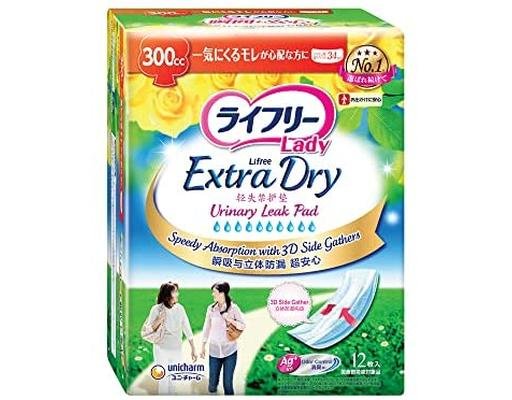 Lifree Extra Dry Pad 300Cc 34 cm
