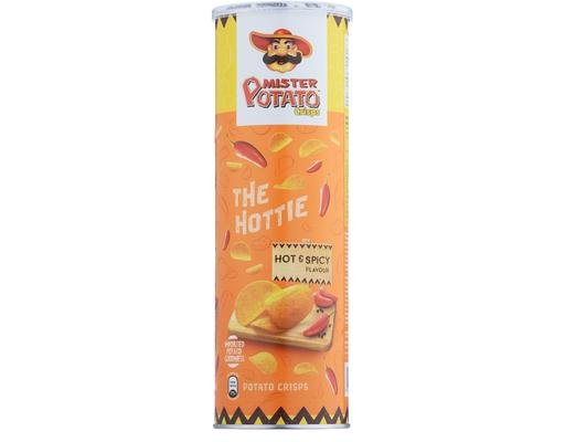 Mister Potato Hot & Spicy Crisps Can