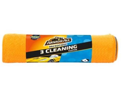 3 Microfibre Cleaning Cloths