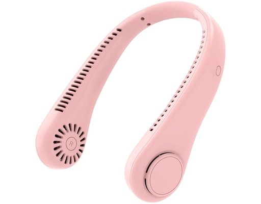 Vaneless Hanging Neck Fan - Pink