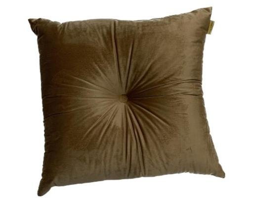 Basic Living Velvet Square With Button 60cm x 60cm - Gold