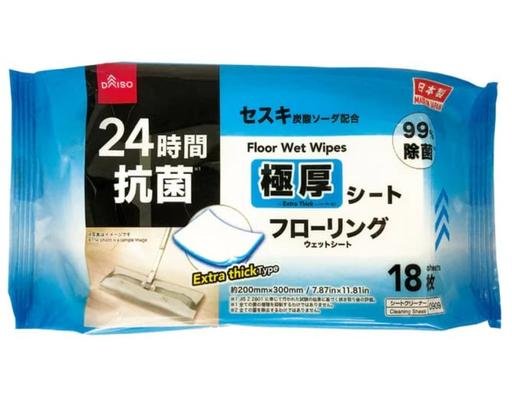 Daiso Floor Wet Wipes Extra Thick
