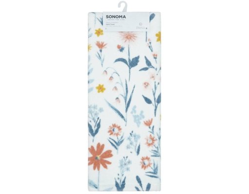 Kitchen Towel Floral Embroidered