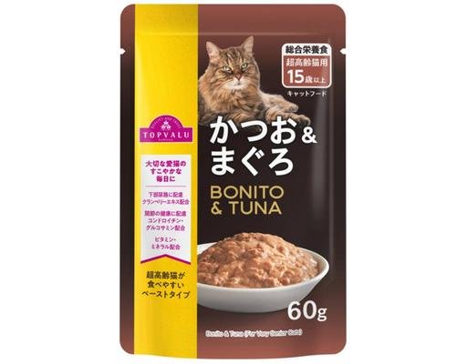 TOPVALU Bonito & Tuna For Very Senior Cats