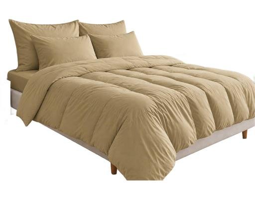 Letgo Antique Gold Embossed Comforter Set