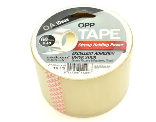 Unicorn Transparent OPP Tape (UOT-60MMX40)