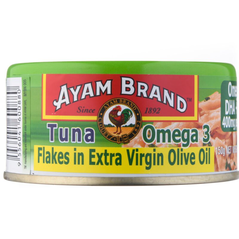 Ayam Brand Tuna Omega-3 Flakes in Extra Virgin Olive Oil