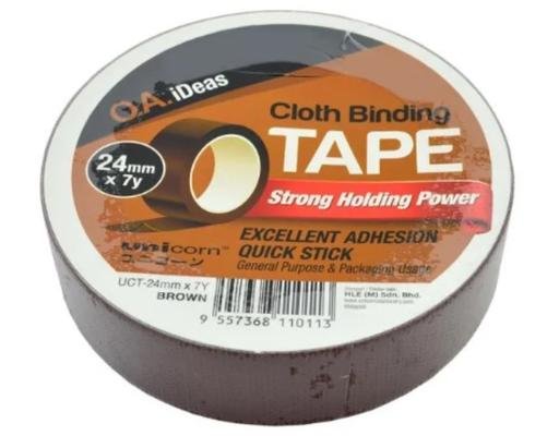 Unicorn 70Matt Cloth Tape Brown (UCT-24MMX7Y)