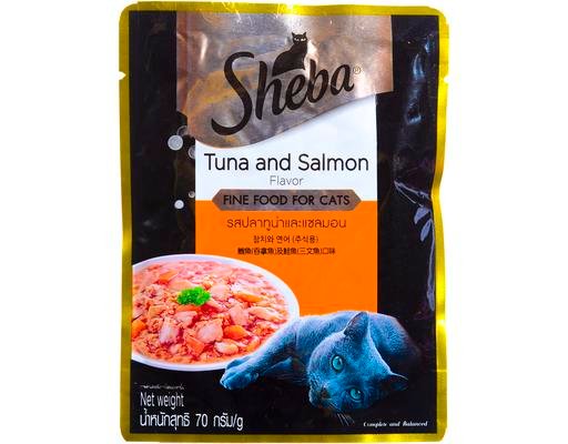 Sheba Tuna & Salmon Pouch