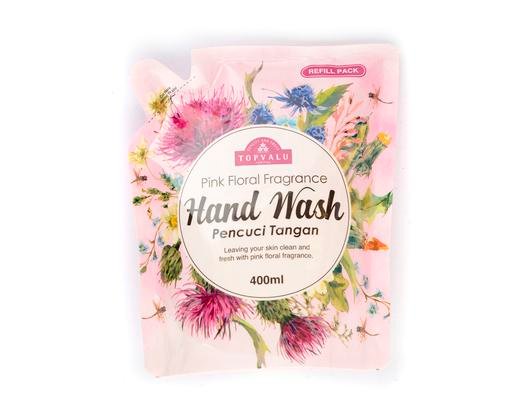 TOPVALU Handwash Pink Floral Refill