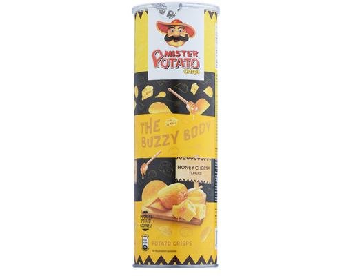 Mister Potato Honey Cheese Crisps Can