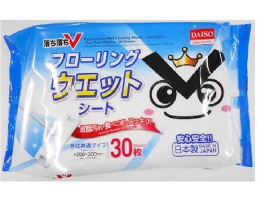 Daiso Floor Wipes Replacement Wet Sheet Ochi V