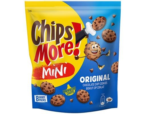 Chipsmore Chocolate Chip Cookies Mini Original Handy Multipack